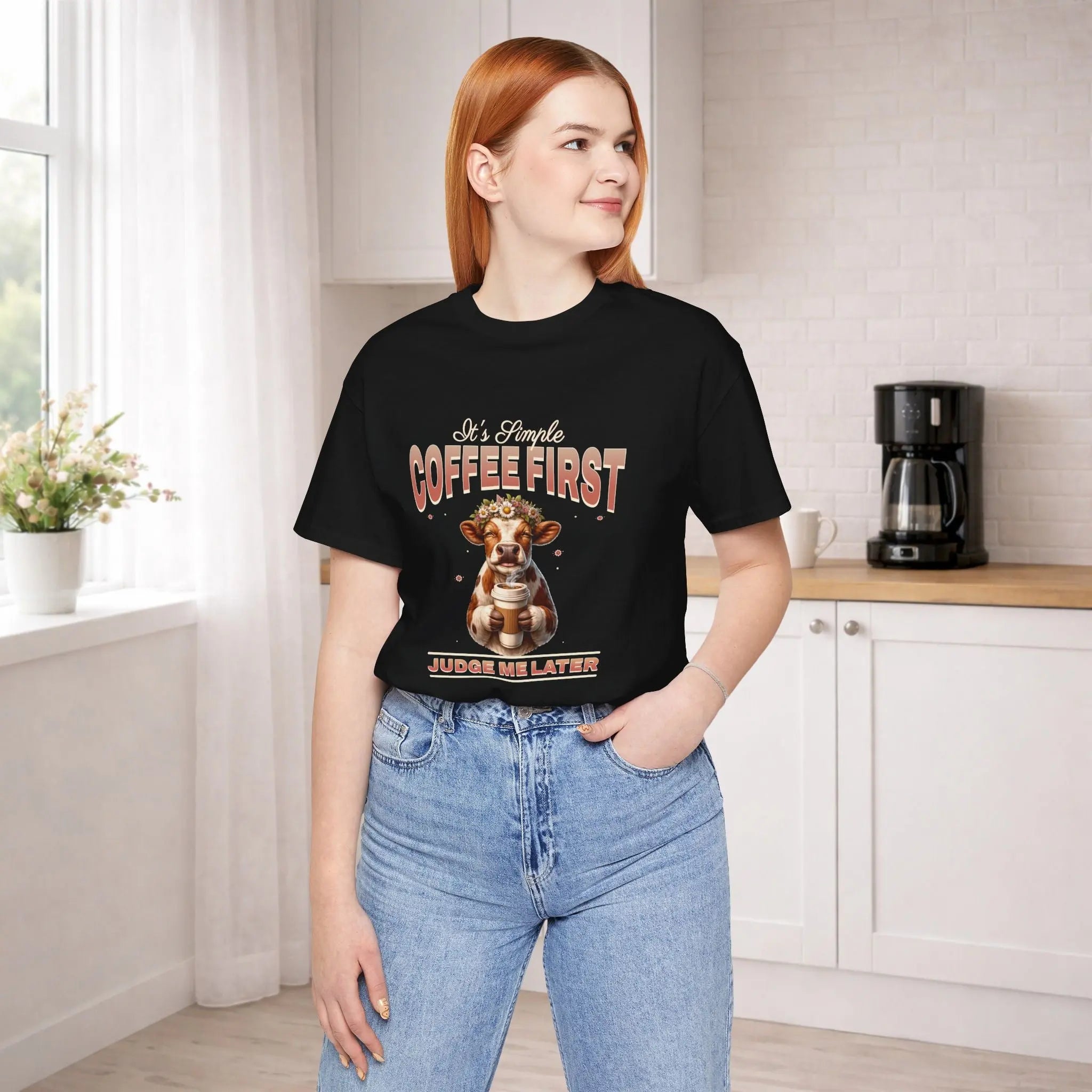 Coffee First Judge Later Tee - Boldly Bitter Company