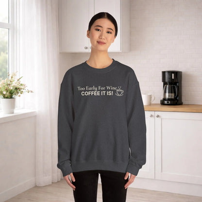 Coffee Made Me Do It Sweatshirt Printify