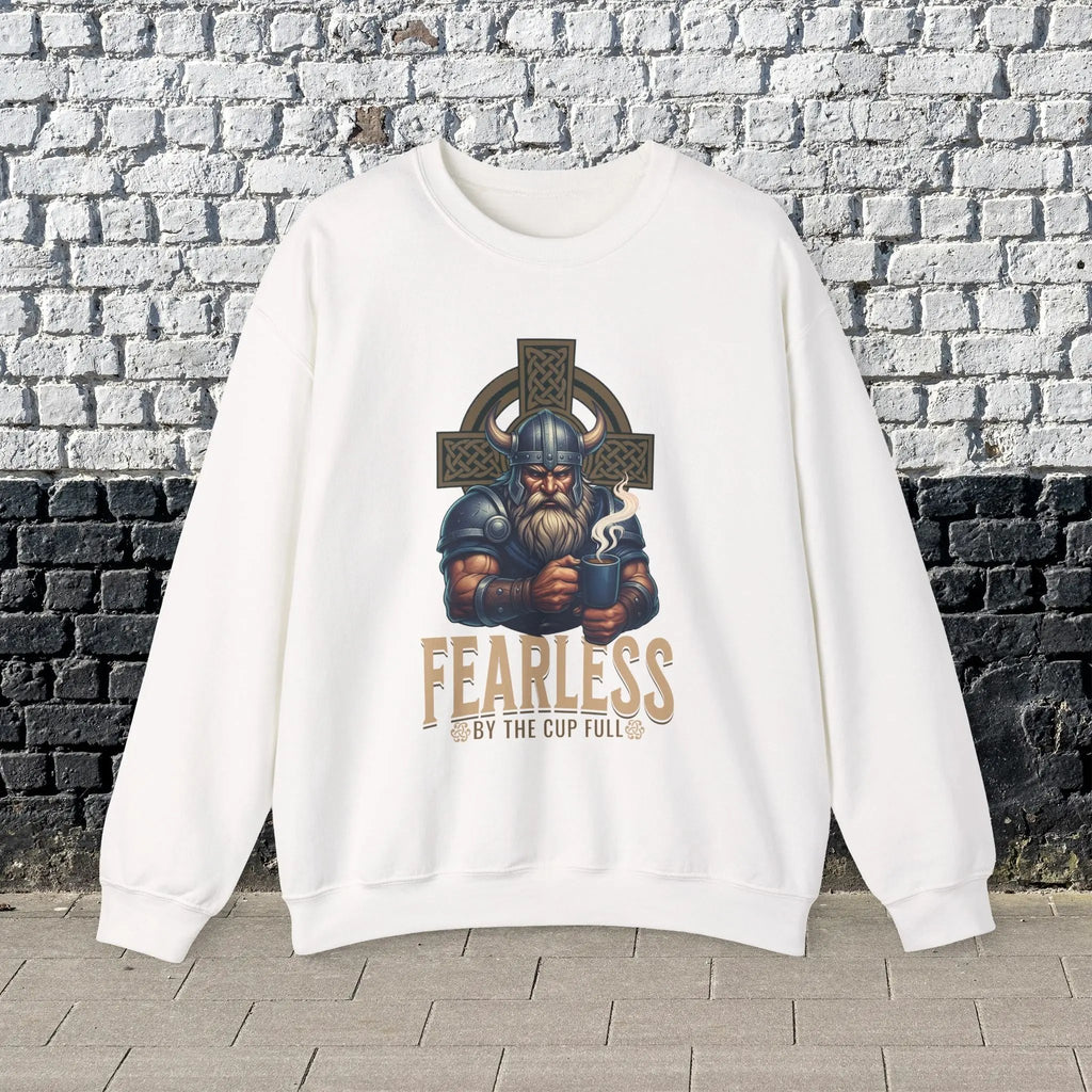 Fearless Viking Coffee Sweatshirt Printify