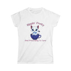Sippin Pretty T-Shirt - Cute Kitten in Coffee Cup Saying Printify