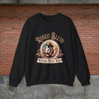 Western Rodeo Blend Sweatshirt, Cozy Unisex Sweater, Vintage Graphic Crewneck, Country Style Apparel, Perfect for Rodeo Events - Boldly Bitter Company