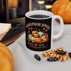 Pumpkin Spice 11 oz Ceramic Mug Printify