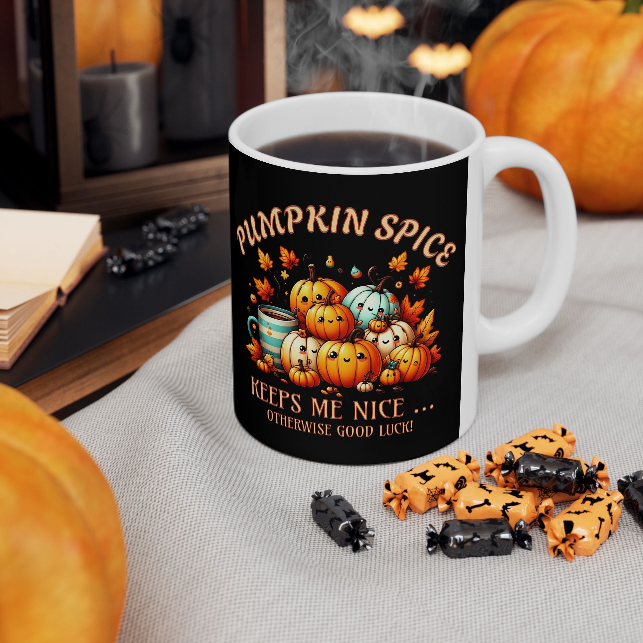 Pumpkin Spice 11 oz Ceramic Mug Printify