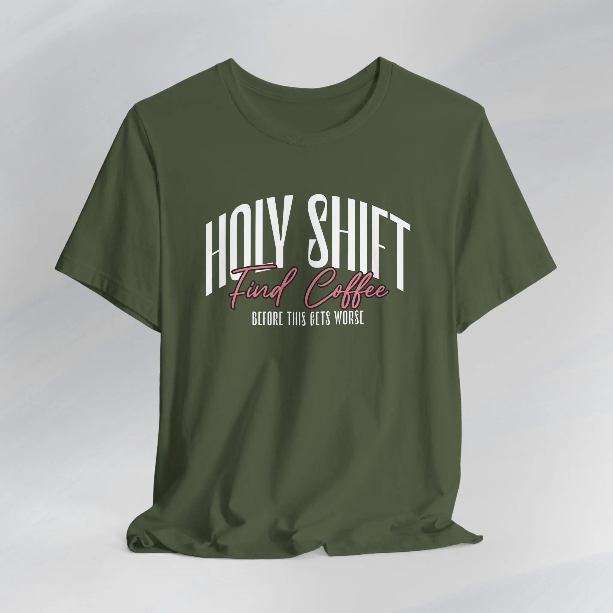 Holy Shift Coffee Tee Printify