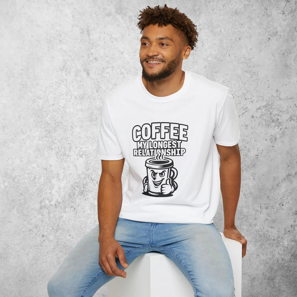 Coffee: My Longest Relationship T-Shirt Printify