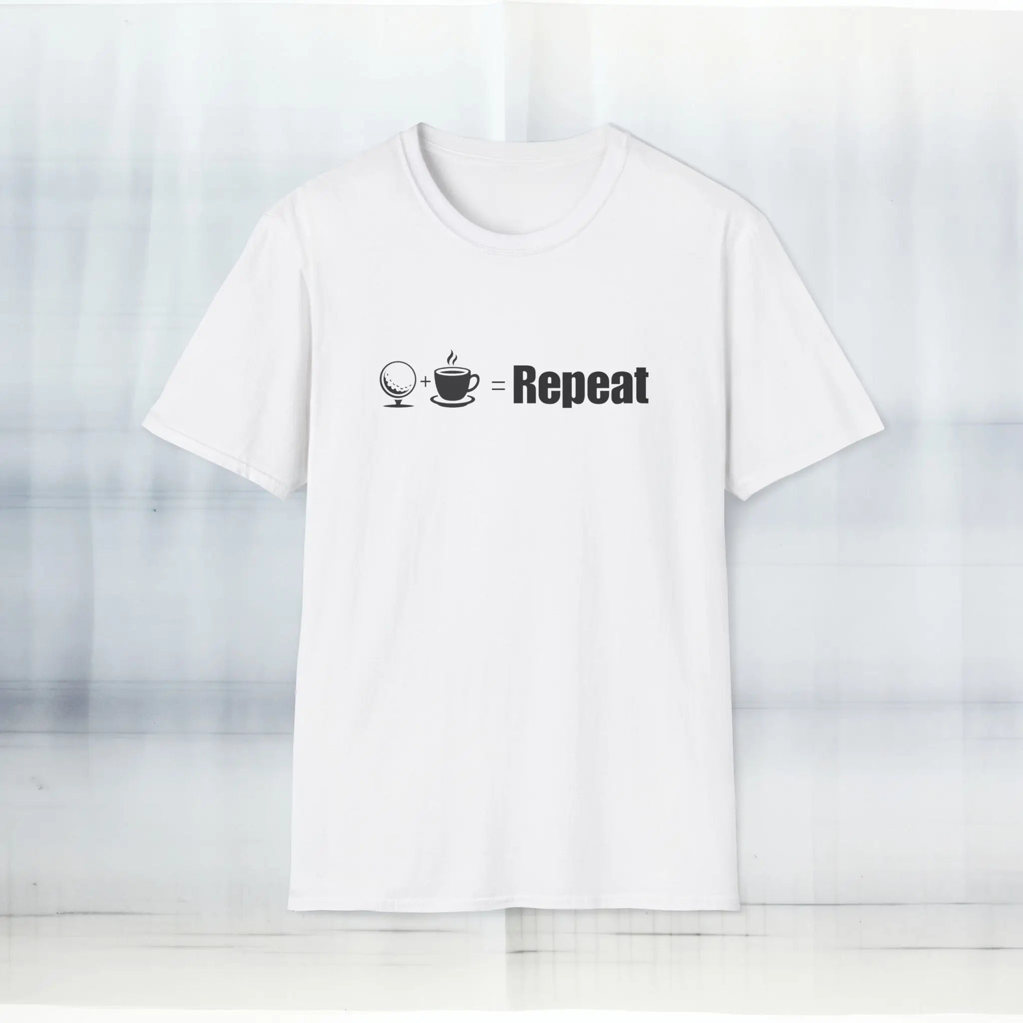 Golf Coffee Repeat T-Shirt Printify