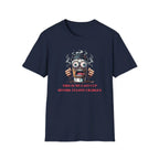 Funny Coffee Cup T-Shirt – “Last Cup Before Felony Charges” - Boldly Bitter Company