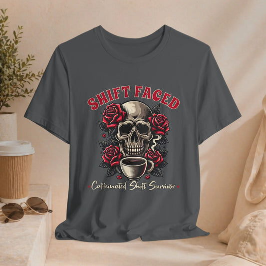 Shift Faced Rose Skull Tee - Boldly Bitter Company