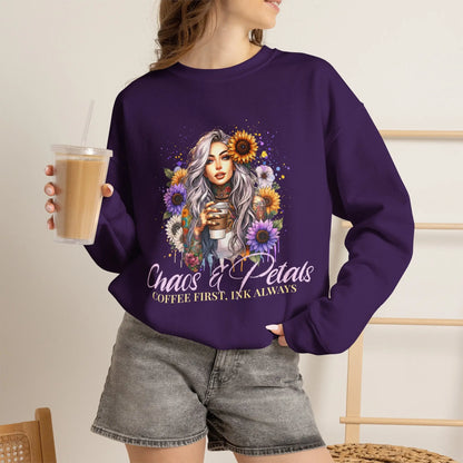 Chaos & Petals Sweatshirt Printify