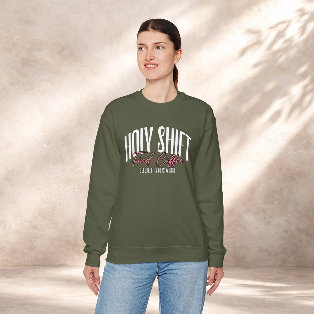 Holy Shift Sweatshirt Printify