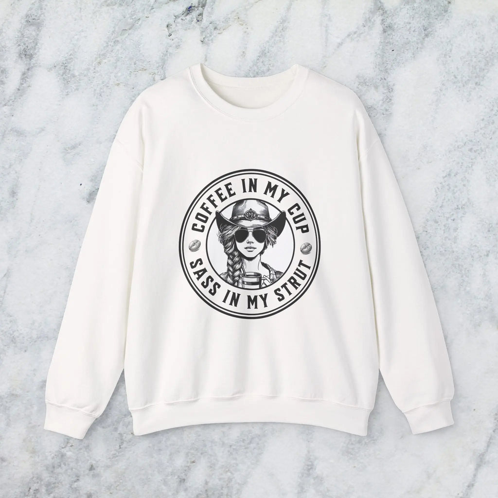 Sass In My Strut Sweatshirt - Cute Sassy Western Cowgirl Top Printify