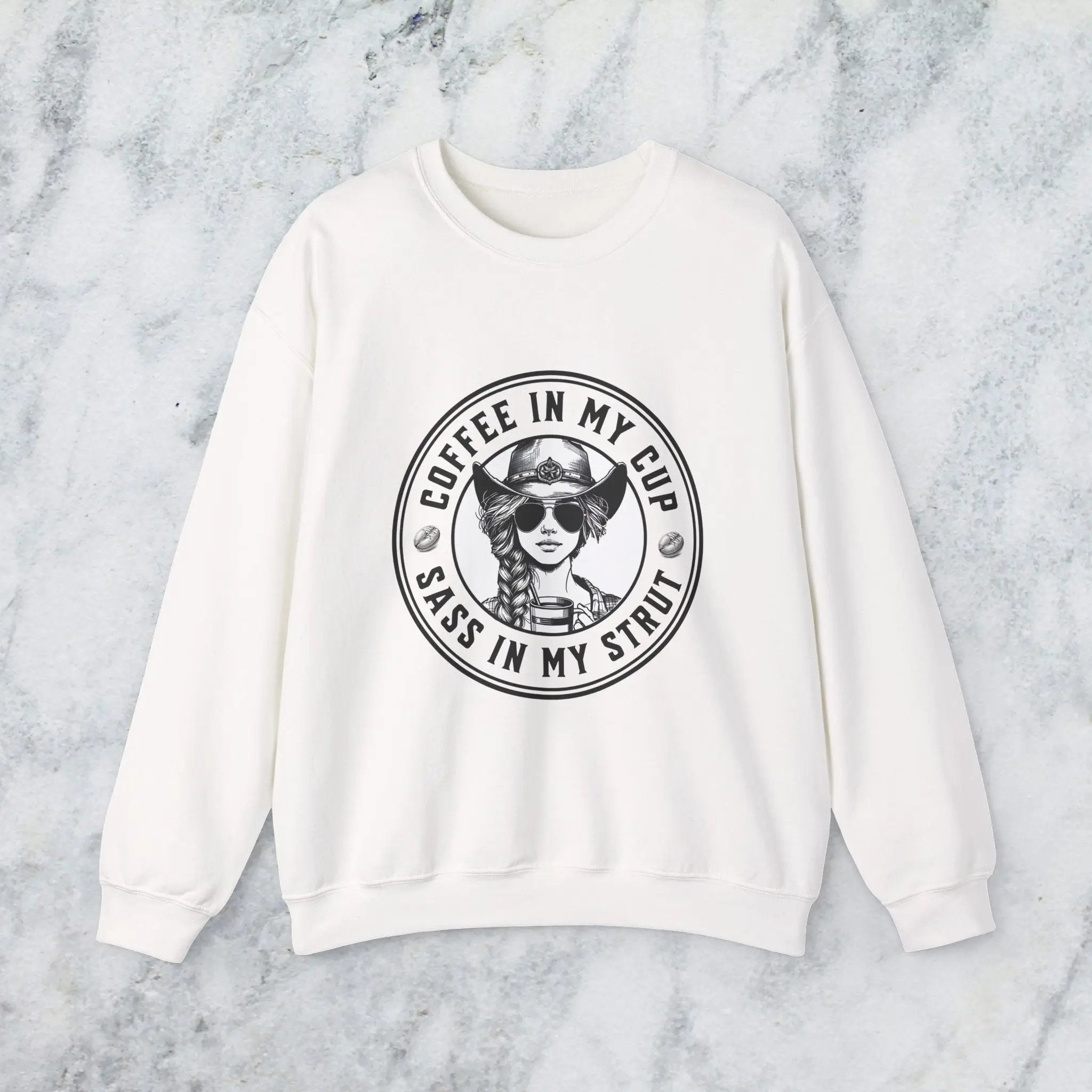 Sass In My Strut Sweatshirt - Cute Sassy Western Cowgirl Top Printify