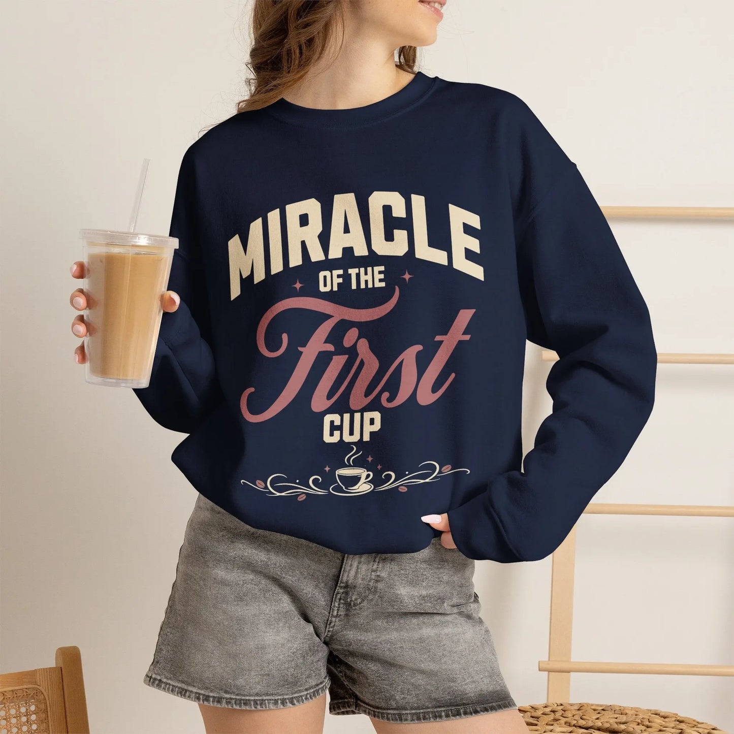 Miracle of the First Cup Sweatshirt Printify