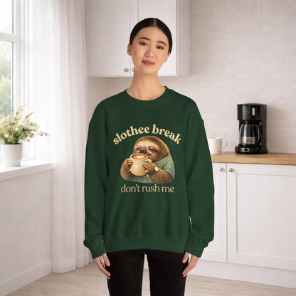Slothee Break Sweatshirt Printify