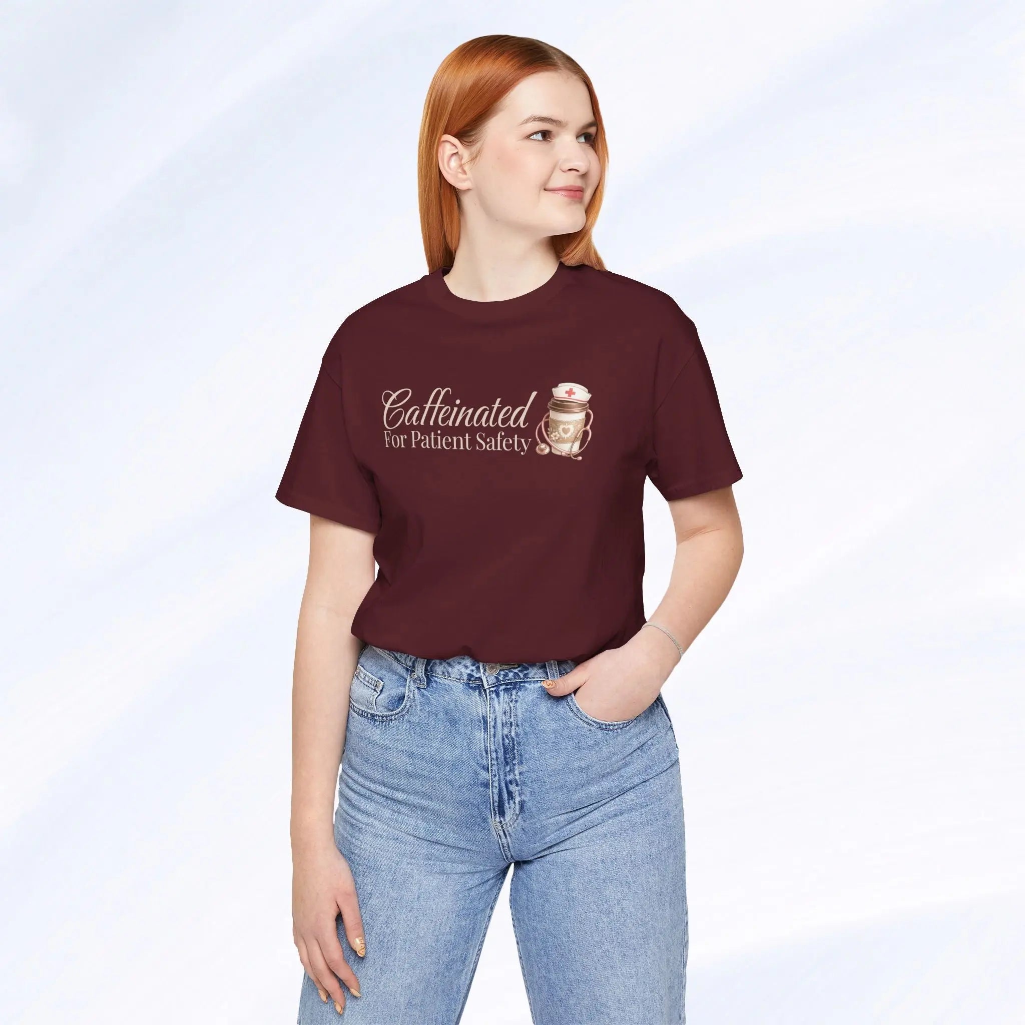 Caffeinated For Patient Safety Tee Printify
