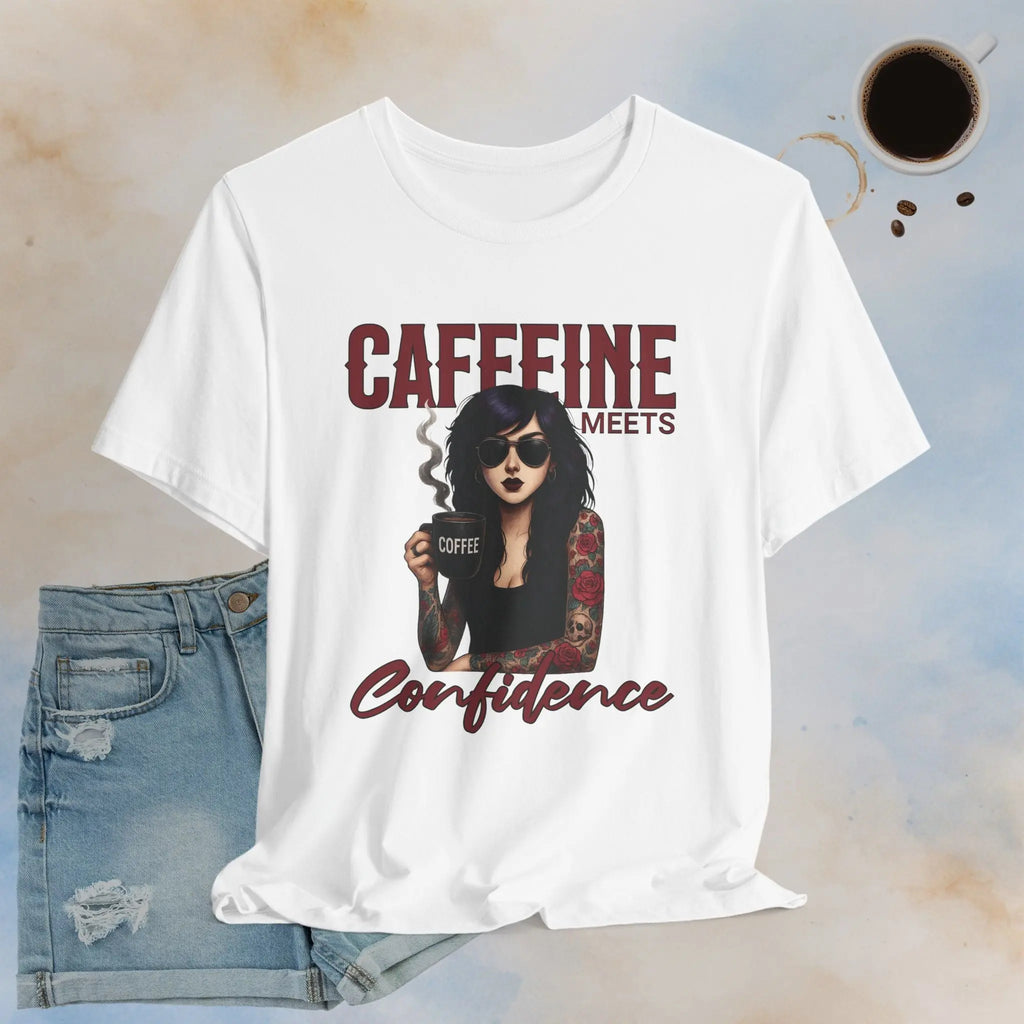Caffeine Meets Confidence Tee Printify