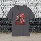 Boneyard Burial Blend T-Shirt – Gothic Coffee Lover Tee for Men, Grim Reaper Espresso Design, Dark Humor Caffeine Gift Shirt Printify