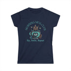 Sip, Smile, Repeat Tshirt - Morning Mug Club - Boho Style Coffee Mug Tee Printify