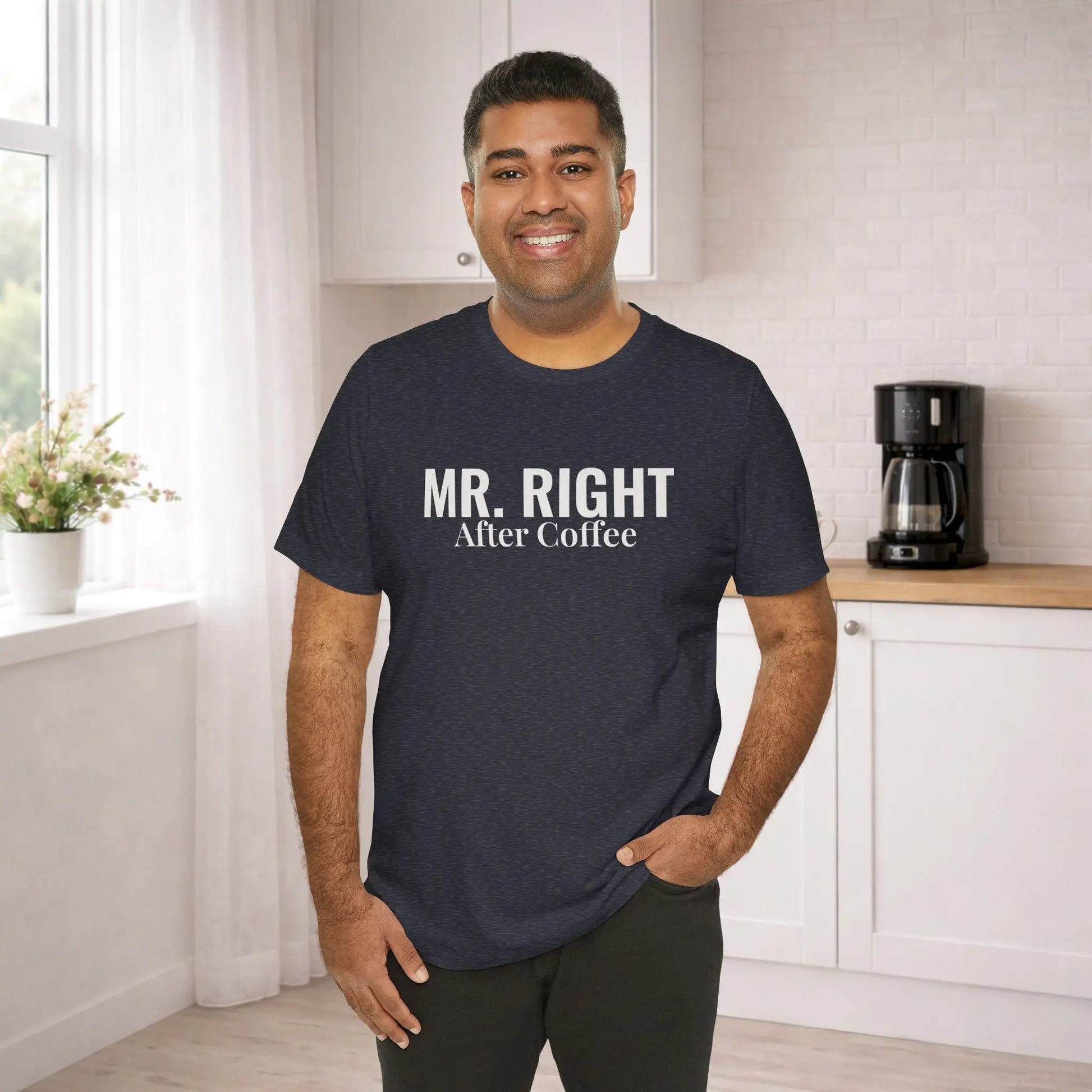 Mr. Right After Coffee Tee - Boldly Bitter Company