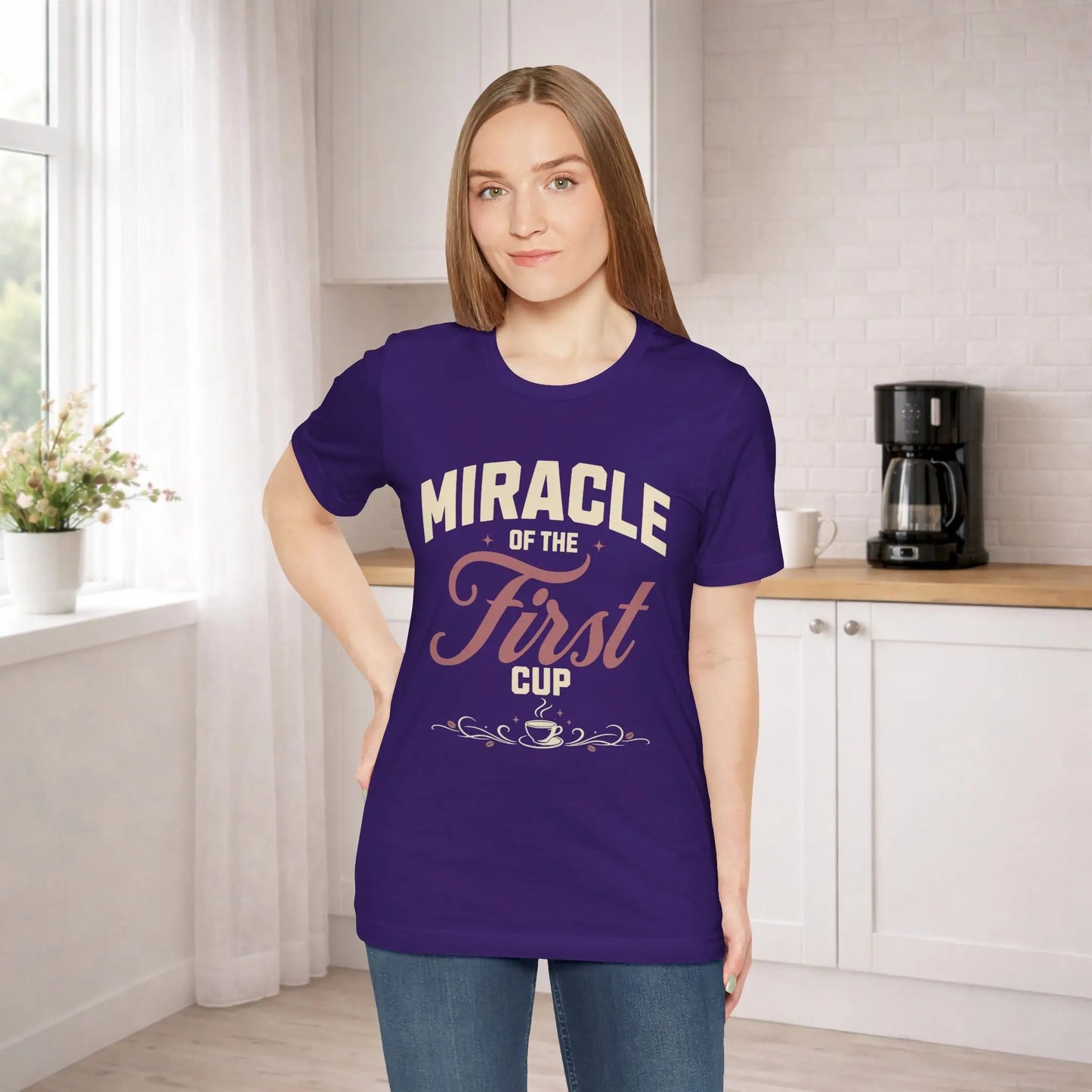 Miracle of First Cup T-Shirt Printify