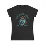 Sip, Smile, Repeat Tshirt - Morning Mug Club - Boho Style Coffee Mug Tee Printify