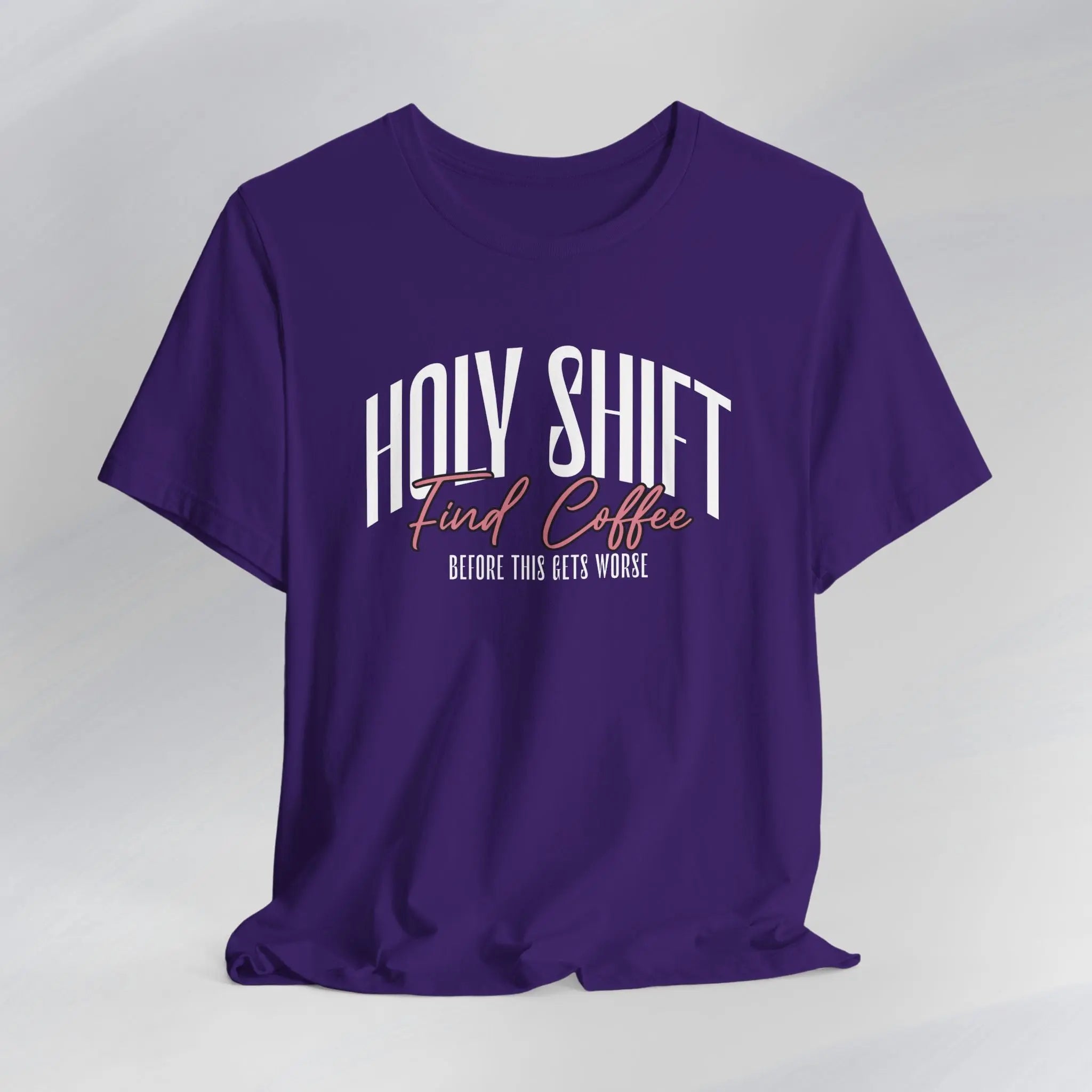 Holy Shift Coffee Tee Printify