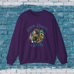 Divine Sweatshirt - Woman Sunflower Coffee Design, Cozy Casual Wear, Thoughtful Gift, Autumn Style, Floral Design - Boldly Bitter Company
