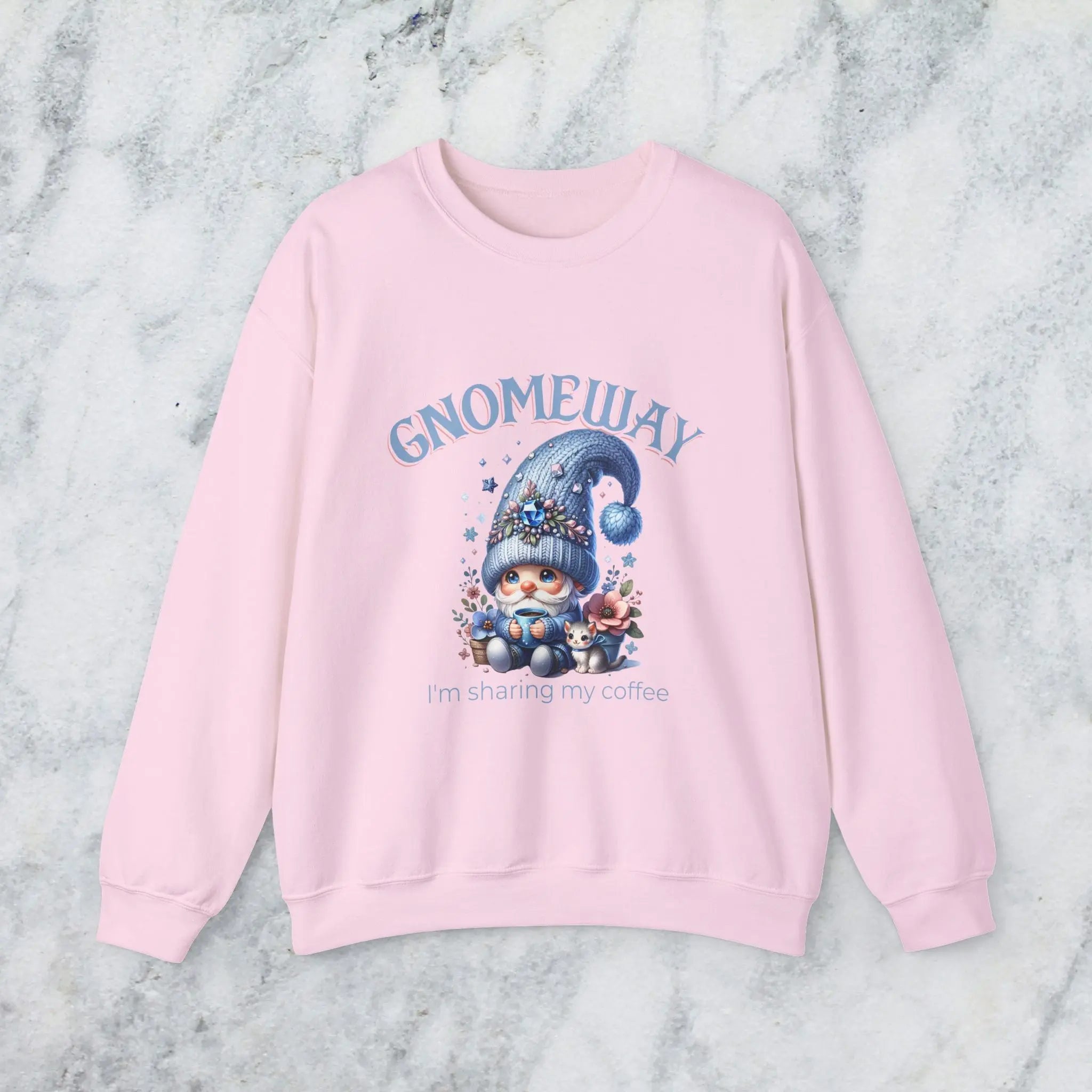 Gnomeway Sweatshirt - I'm Not Sharing My Coffee, Cozy Crewneck, Gift for Coffee Lovers, Casual Pullover, Fall and Winter Fashion Printify
