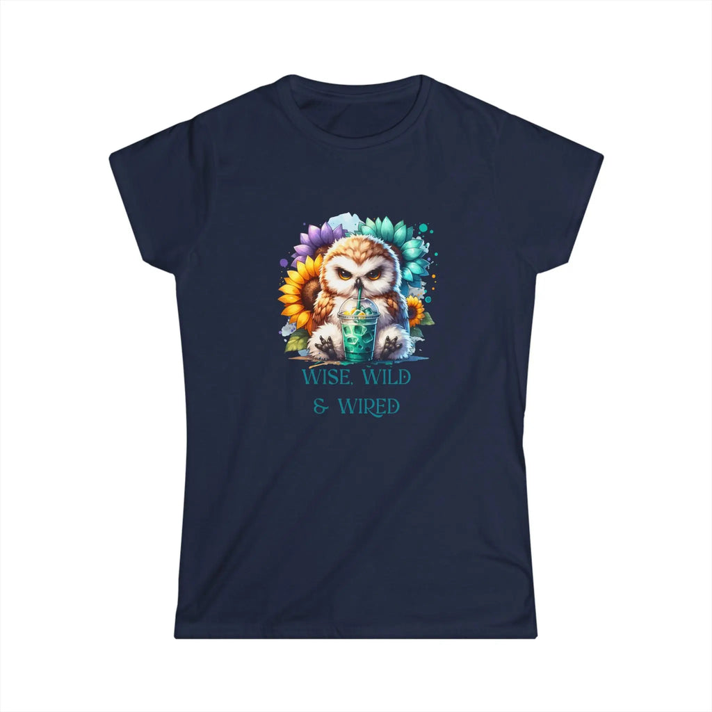 Wise Wild & Wired Owl T-Shirt Printify