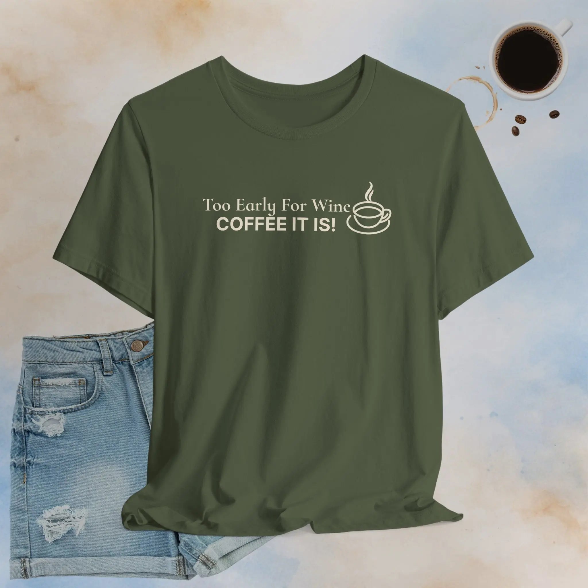Coffee It Is Tee Printify