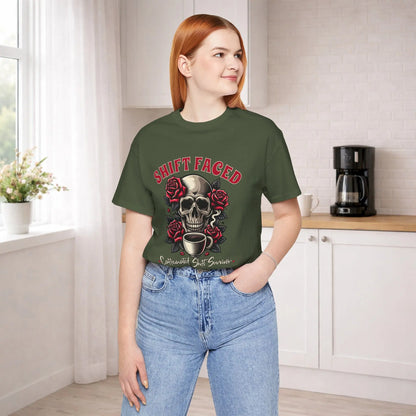 Shift Faced Rose Skull Tee - Boldly Bitter Company