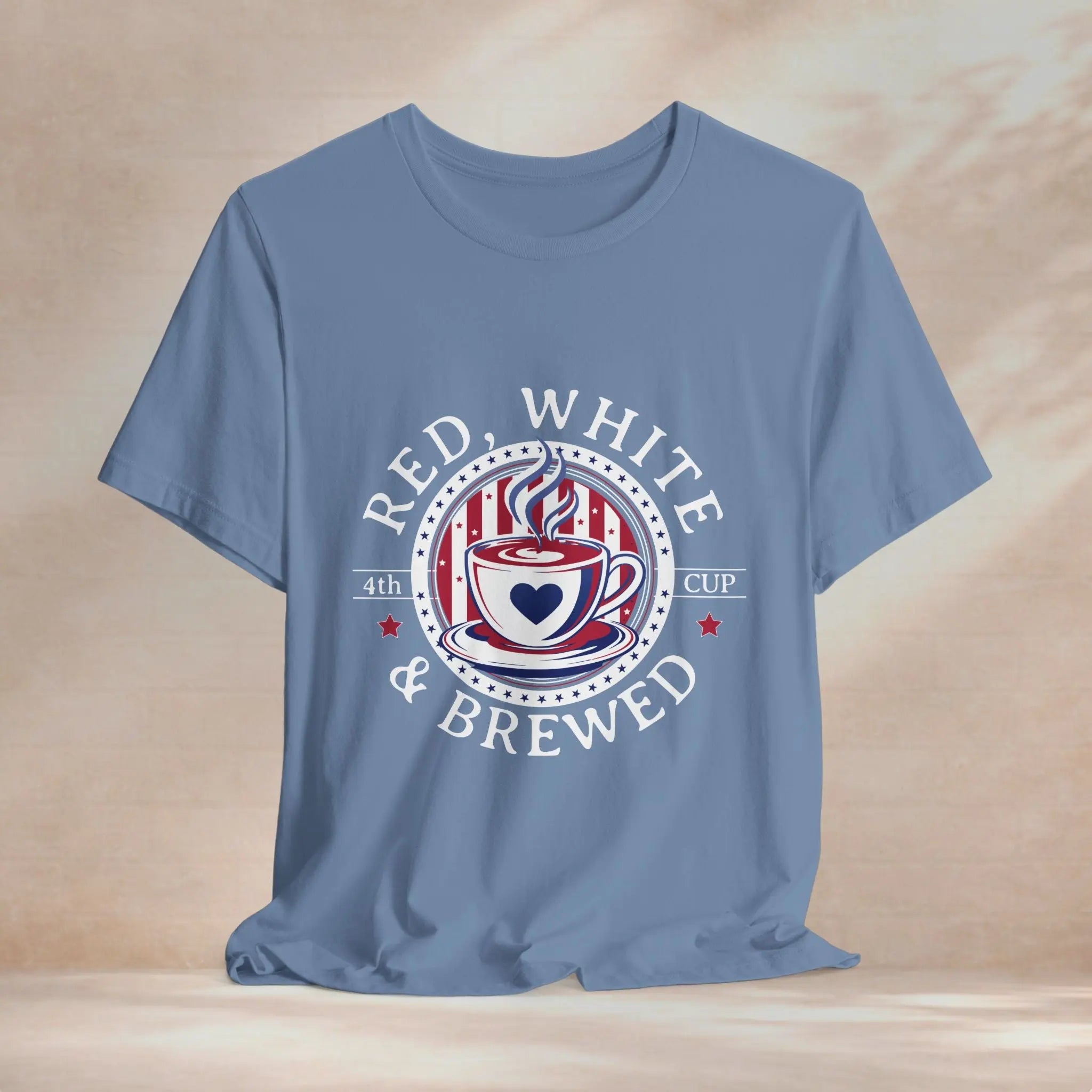 Red, White & Brewed Tee Printify