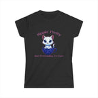 Sippin Pretty T-Shirt - Cute Kitten in Coffee Cup Saying Printify