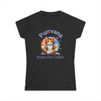 Purrvana T-Shirt – Funny Cat Lover Gift for Coffee Addicts Printify