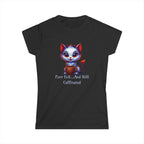 Purr Evil Tshirt - And Still Caffeinated - Coffee Tee Printify