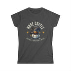 More Coffee Now T-Shirt | Cute Witch Coffee Tee, Halloween Gift, Funny Shirt, Coffee Lover Apparel, Spooky Season Outfit Printify