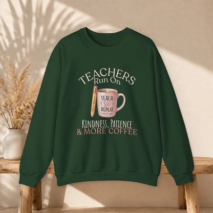 Teacher Coffee Sweatshirt Printify