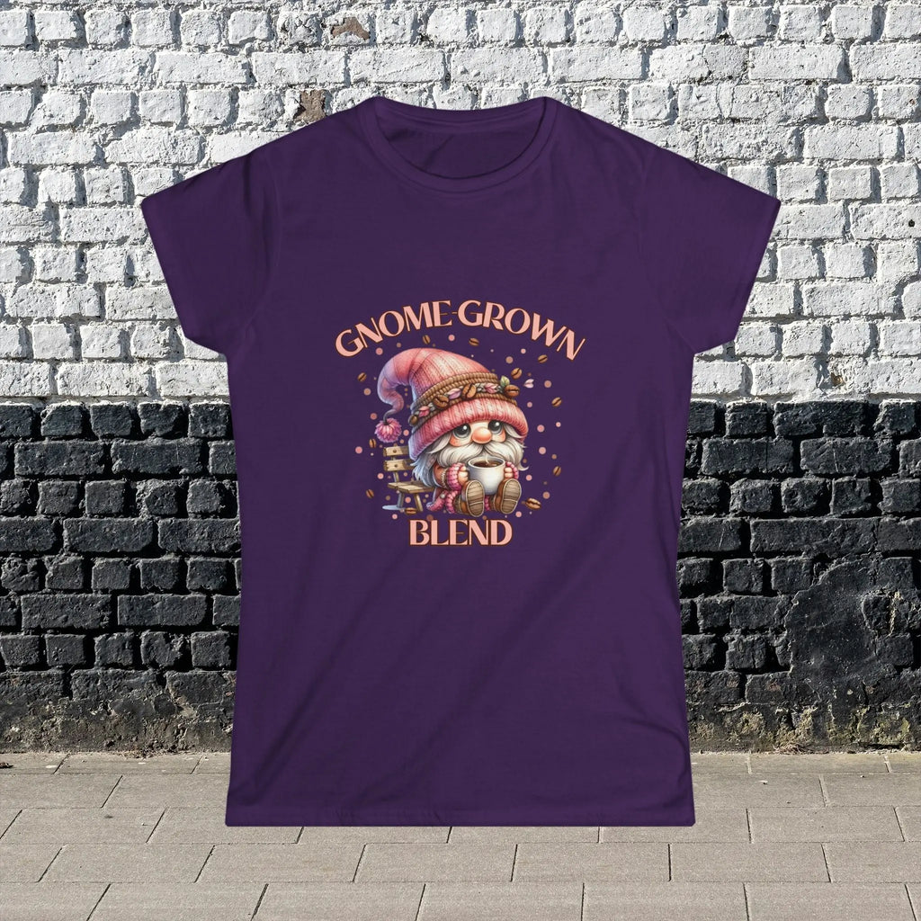 Gnome Grown Blend Women's Tee, Cute Gnome Shirt, Casual Vibes, Gift for Gardeners, Fall Fashion Tee, Thanksgiving Gift Printify