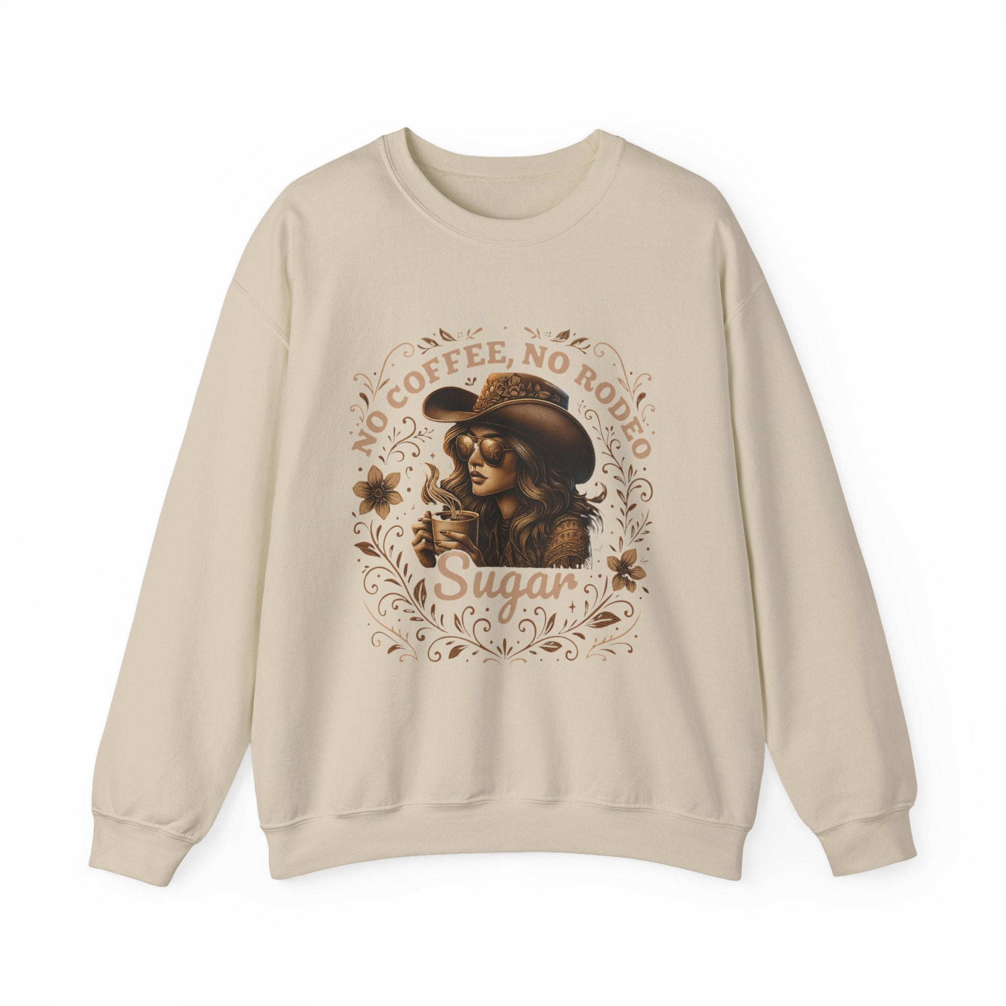 No Coffee, No Rodeo Sweatshirt Printify