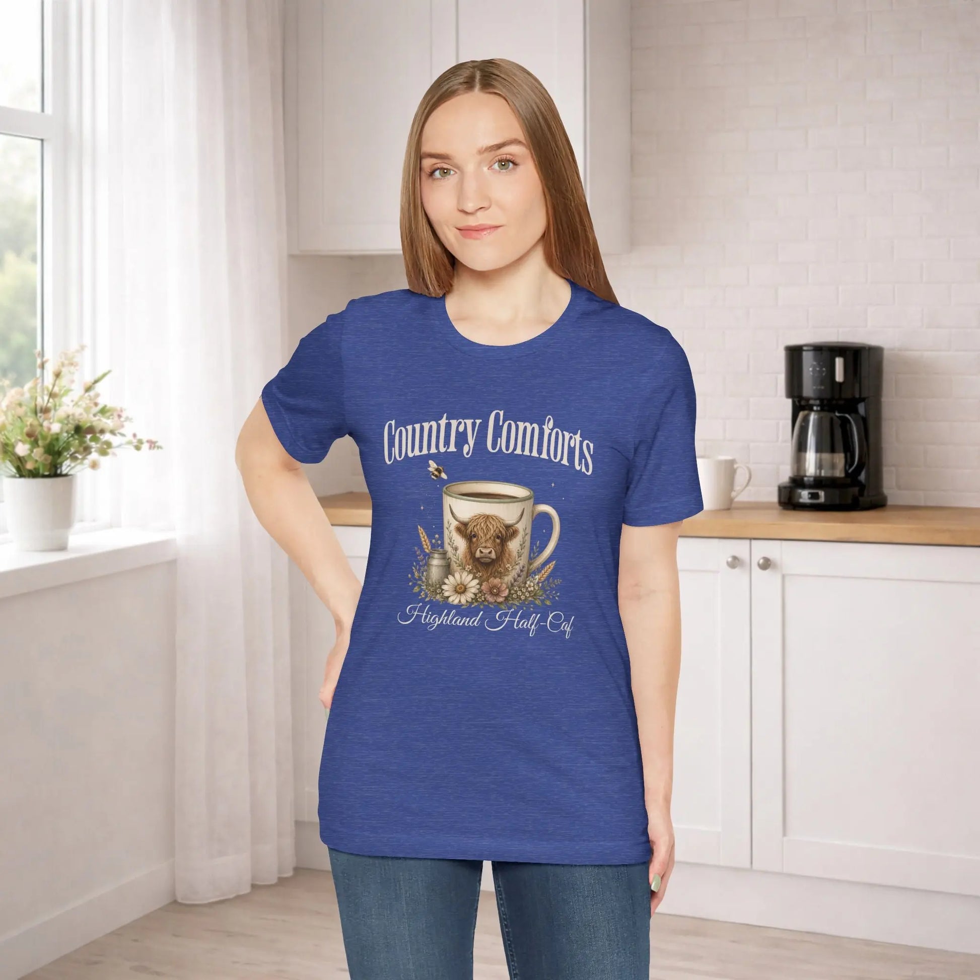 Highland Half-Caf Tee Printify