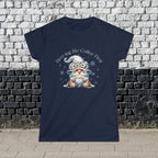 Brr-ing Me Coffee First T-Shirt - Cute Gnome Winter Design Printify