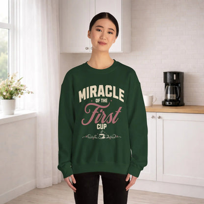 Miracle of the First Cup Sweatshirt Printify