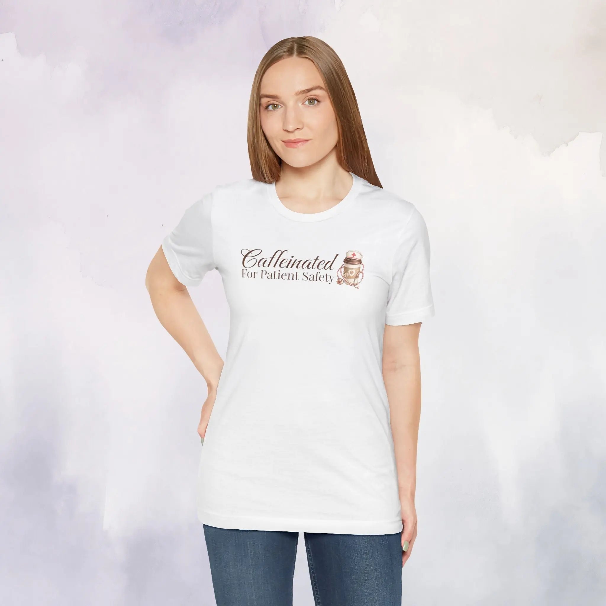 Caffeinated For Patient Safety Tee - Boldly Bitter Company
