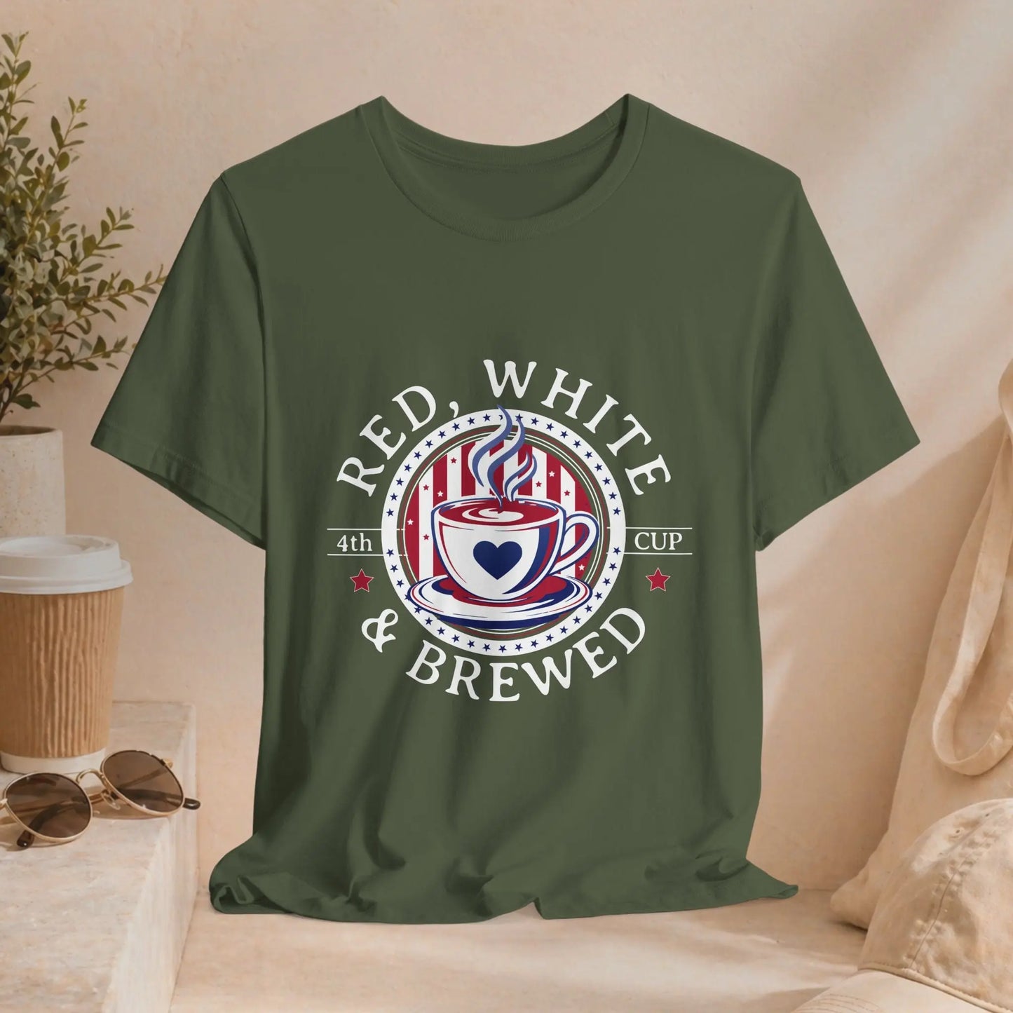 Red, White & Brewed Tee - Boldly Bitter Company