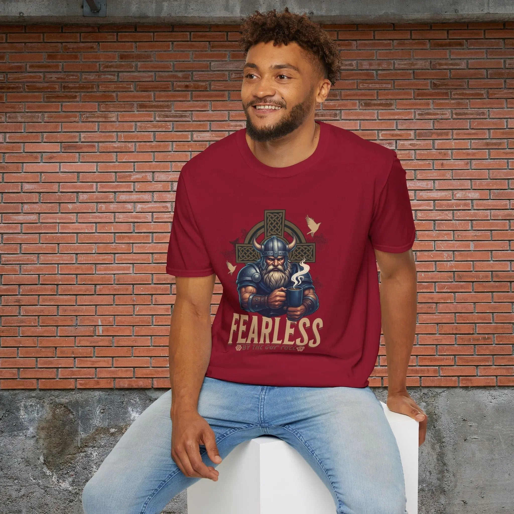 Fearless Viking T-Shirt Printify