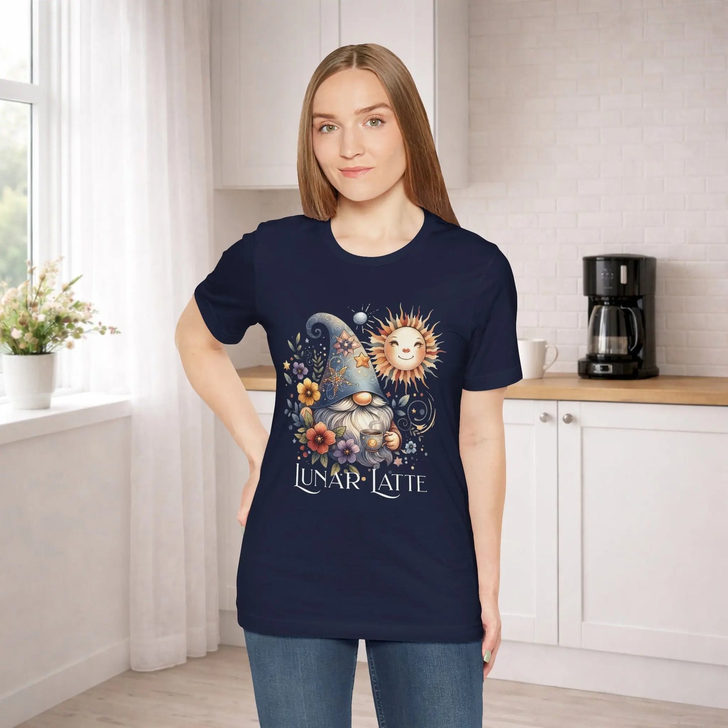 Lunar Latte Gnome Tee Printify