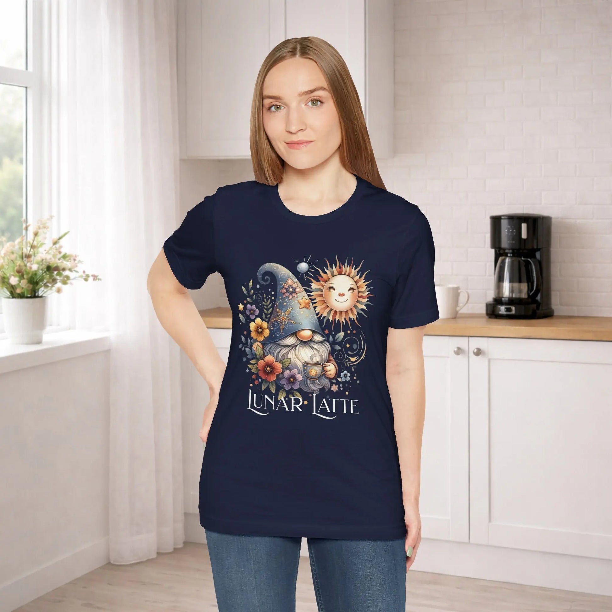 Lunar Latte Gnome Tee Printify