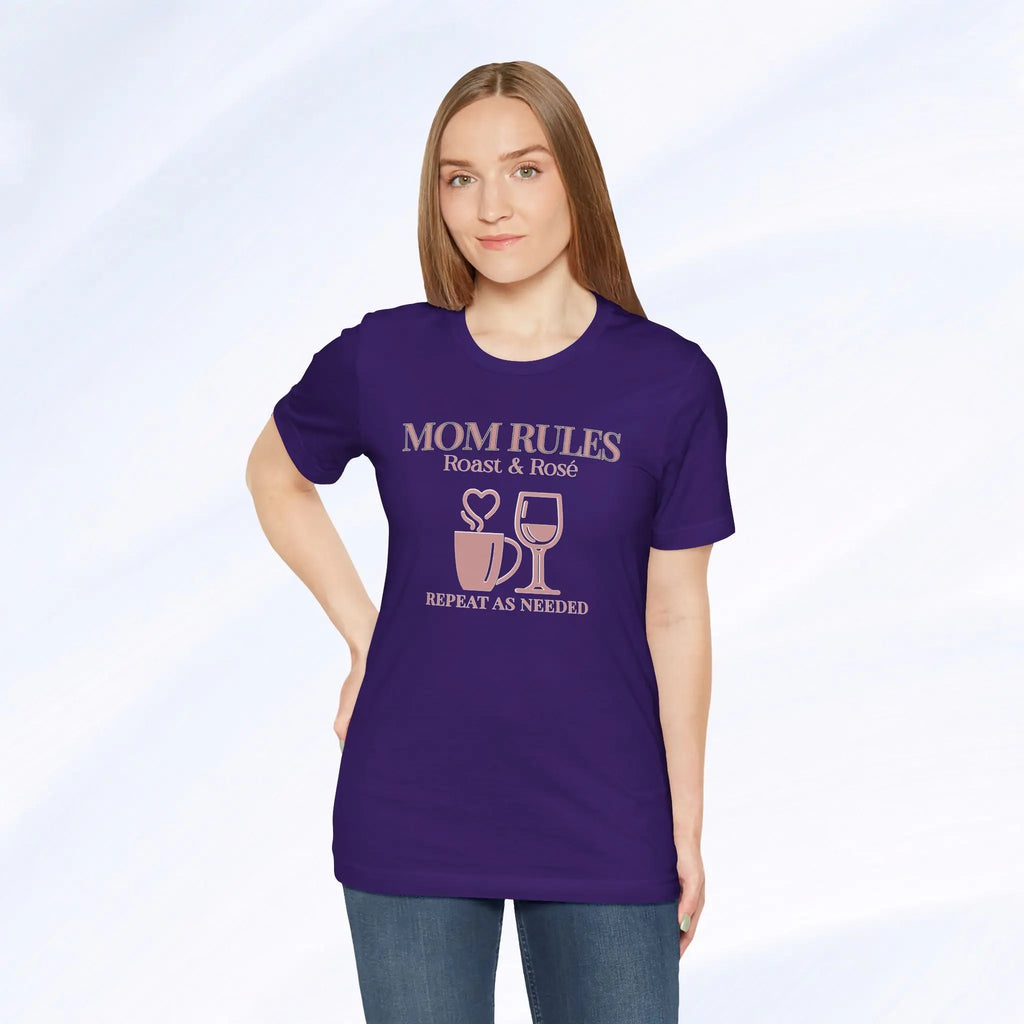 Mom Rules Tee Printify