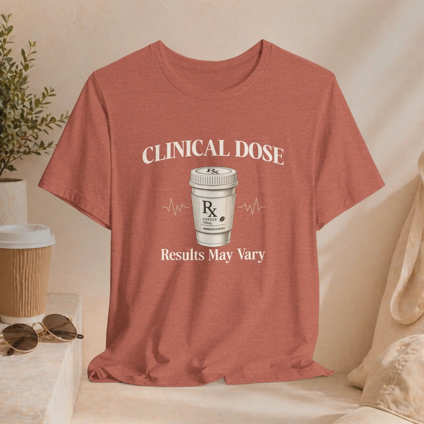 Coffee Clinical Dose Tee Printify