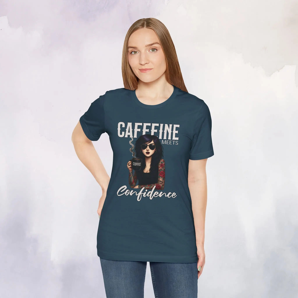 Caffeine Meets Confidence Tee Printify